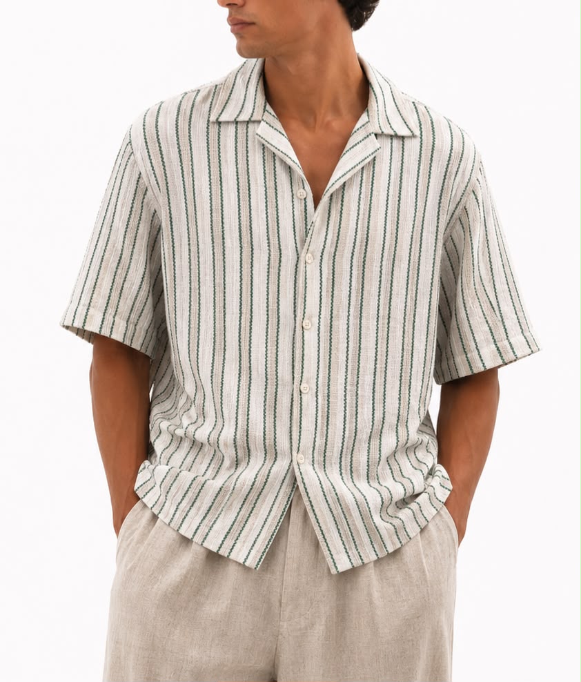 Sage Striped shirt